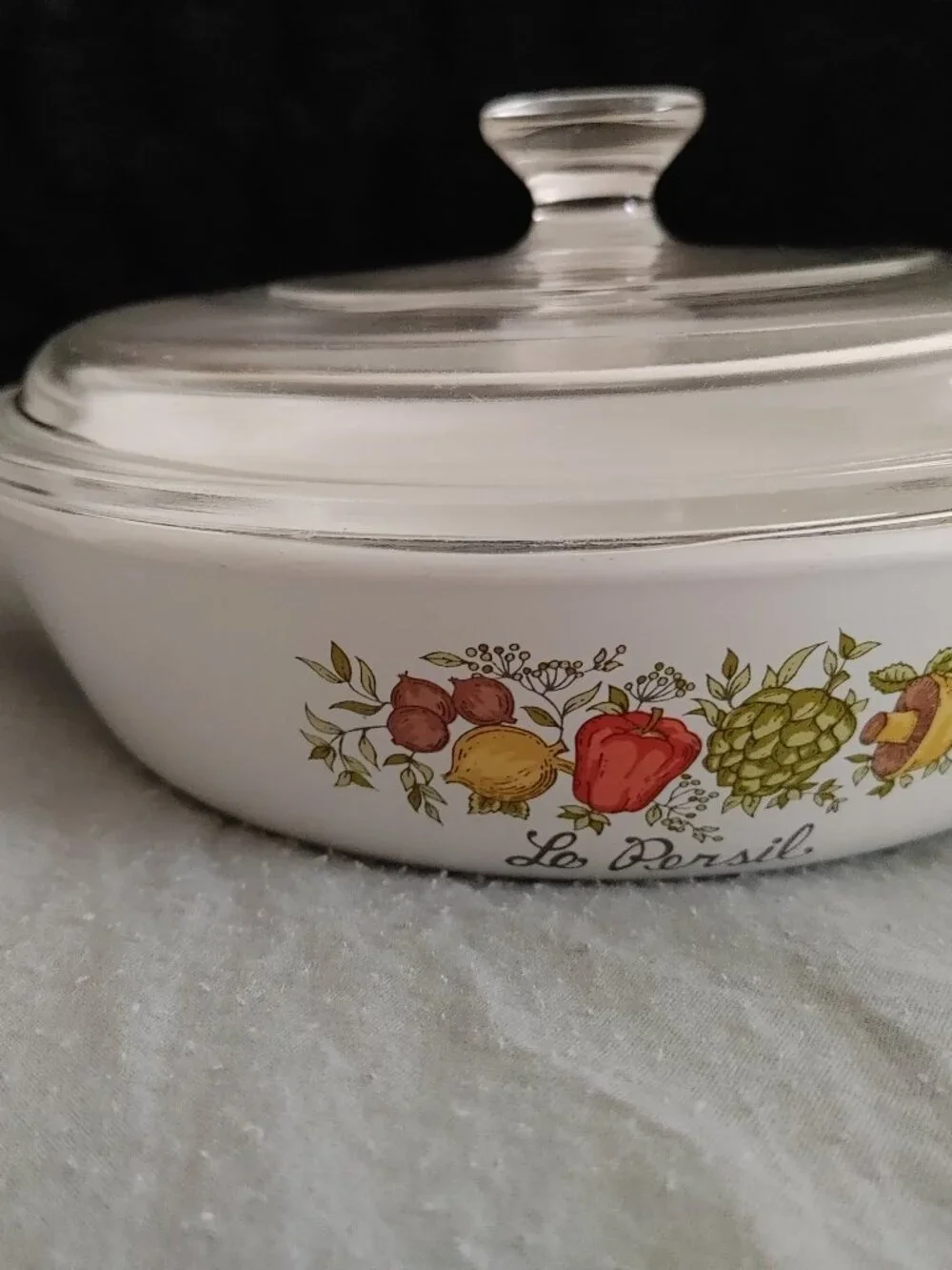 Vintage Corning Ware Skillet with Lid 